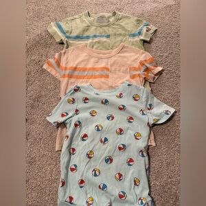 Cat & Jack Kids' Striped and Beach Ball T-Shirts